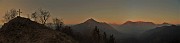 69 Monte Corno (1030 m) nei colori del tramonto 